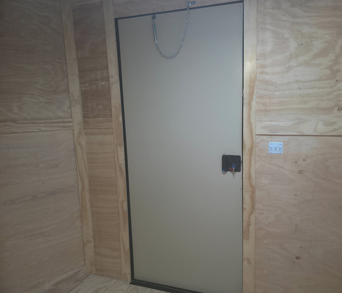 7x24 Black Hybrid Enclosed Trailer Aluminum Trim (2) 5200lb Axles Side Door Inside Enclosed 