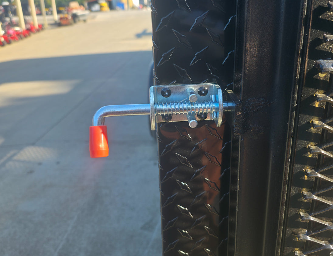 7x24 Black Hybrid Enclosed Trailer Aluminum Trim (2) 5200lb Axles Gate Latch