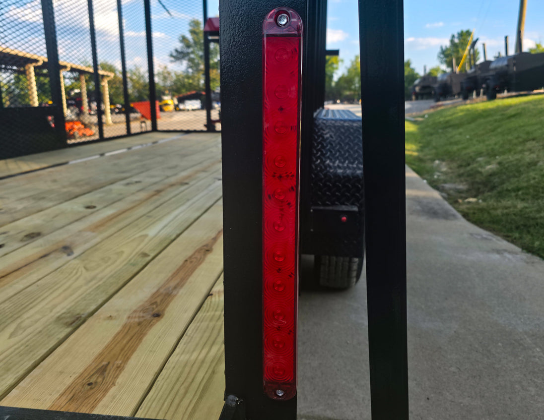 6.4x16 Debris Leaf Junk Trash Removal Trailer with 18HP Debris Loader for Leaf Clean Up LED Brake Light