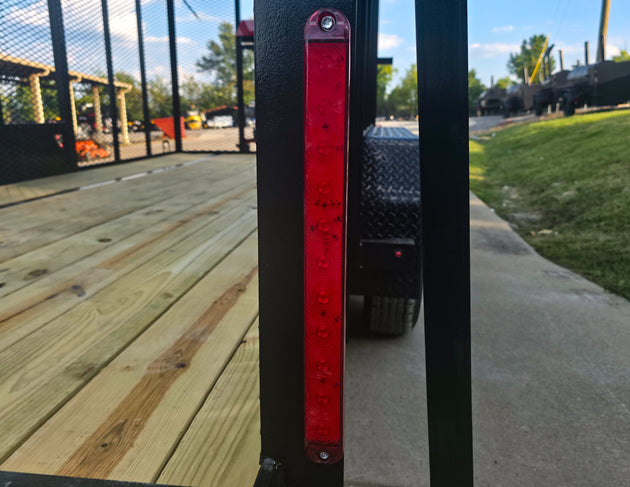 6.4x16 Debris Leaf Junk Trash Removal Trailer with 18HP Debris Loader for Leaf Clean Up LED Brake Light