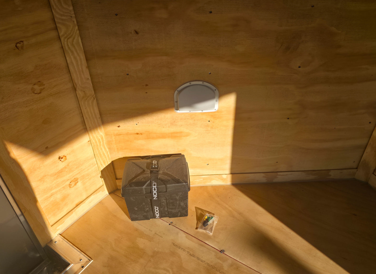 8.5x20 Charcoal Enclosed Hybrid Trailer with Gullwing (2) 3,500lb Axles Inside Electrical 