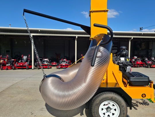 TURF ONE T10000DL PRO Truck Leaf Debris Loader V-Twin 35HP Engine Rear Right Hose