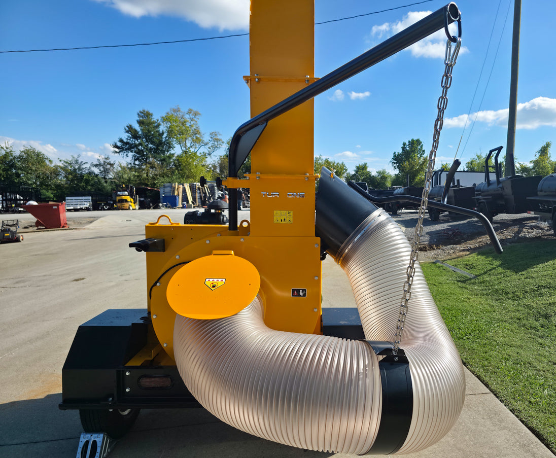 TURF ONE T10000DL PRO Truck Leaf Debris Loader V-Twin 35HP Engine Rear  Hose Holder