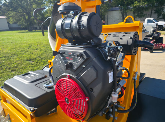 TURF ONE T10000DL PRO Truck Leaf Debris Loader V-Twin 35HP Engine Left Side