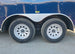 7x16x7 Indigo Blue Enclosed Trailer (2) 3500LB Axles Wheels