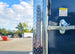 7x16x7 Indigo Blue Enclosed Trailer (2) 3500LB Axles Latch and Reflector