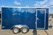 7x16x7 Indigo Blue Enclosed Trailer (2) 3500LB Axles Right Side