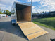 7x16x7 Indigo Blue Enclosed Trailer (2) 3500LB Axles Open Door Left
