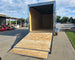 7x16x7 Indigo Blue Enclosed Trailer (2) 3500LB Axles Open Door