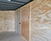 7x16x7 Indigo Blue Enclosed Trailer (2) 3500LB Axles Interior Side Door