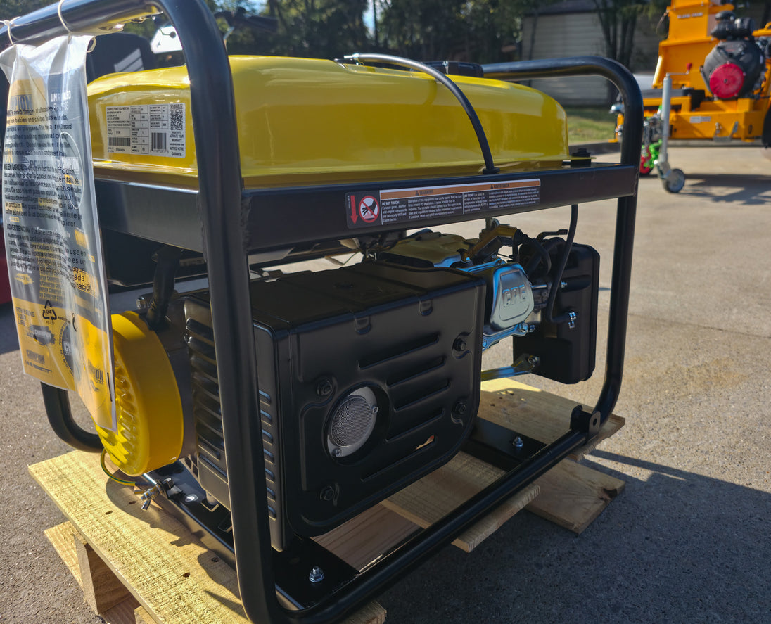 Champion 201286 4375-Watt Portable Generator with CO Shield ear Left View