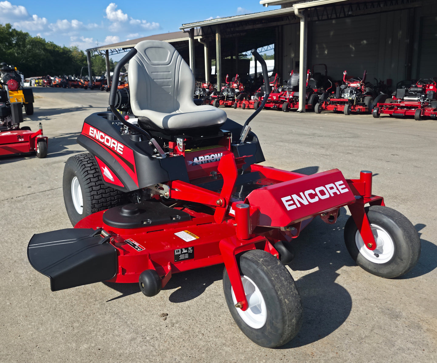 Encore 60" Arrow EA6OXP24LS Zero Turn Mower 23HP Kawasaki Front Right