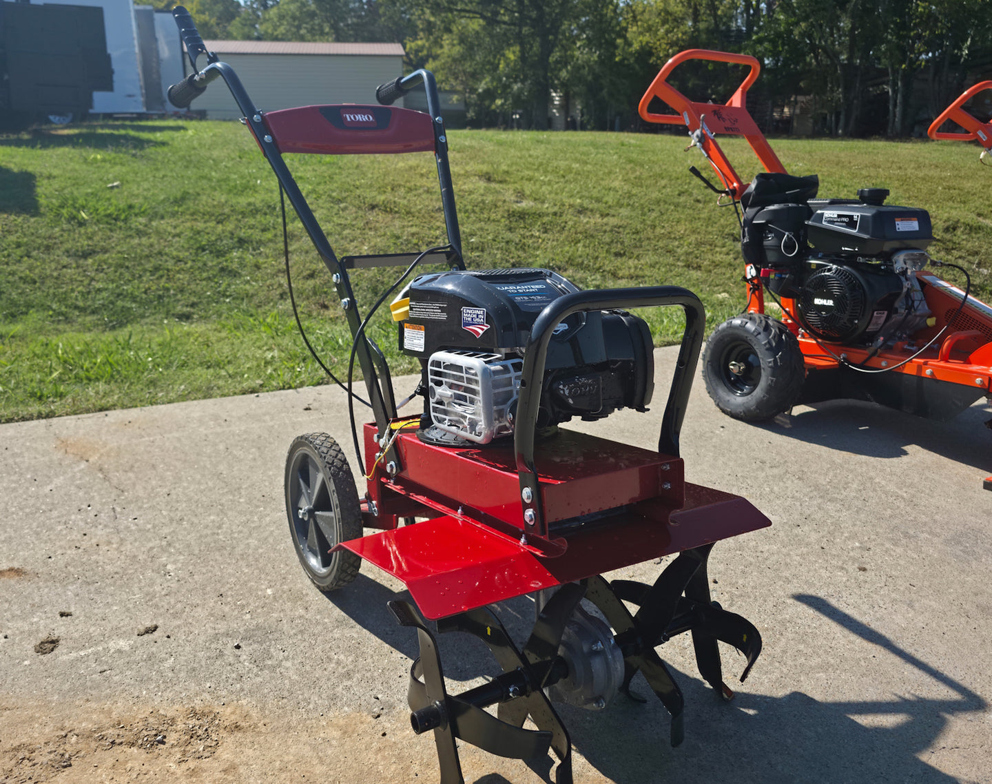 Toro 58602 21" Front Line Tiller Briggs and Stratton Front Left