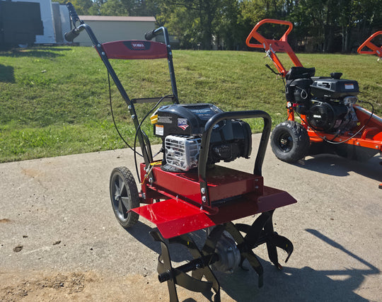 Toro 58602 21" Front Line Tiller Briggs and Stratton Front Left