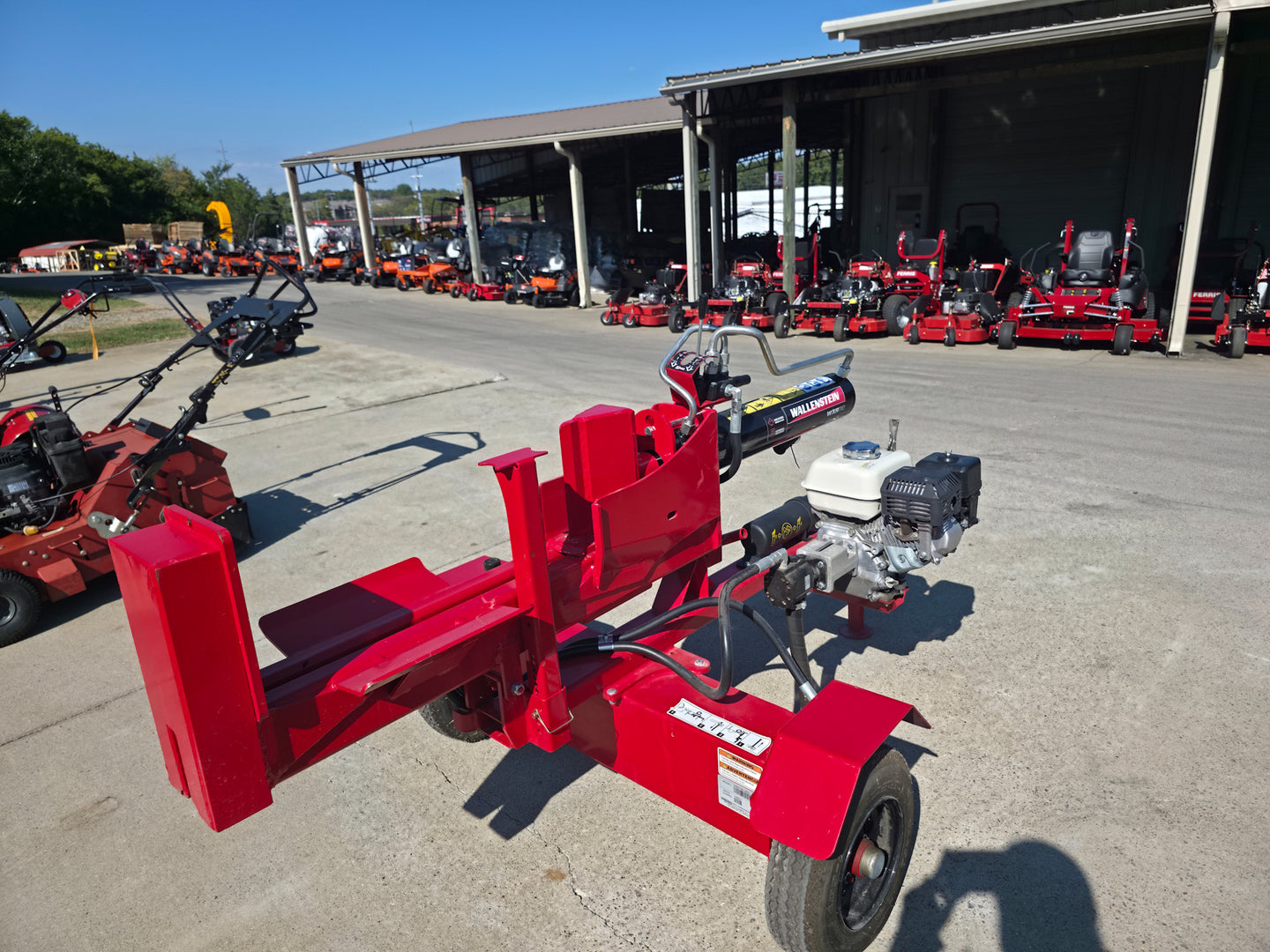 Wallenstein WXR740 Logging Trailer 196cc Honda 27 Ton Right Rear