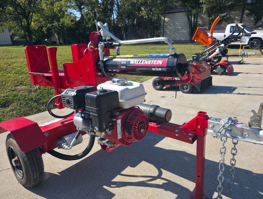 Wallenstein WXR740 Logging Trailer 196cc Honda 27 Ton Right Front