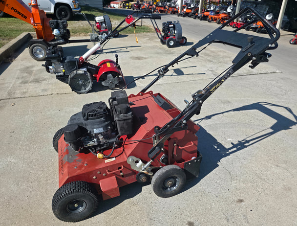 Toro 33515 21" Hydraulic Walk Behind Aerator Left Side