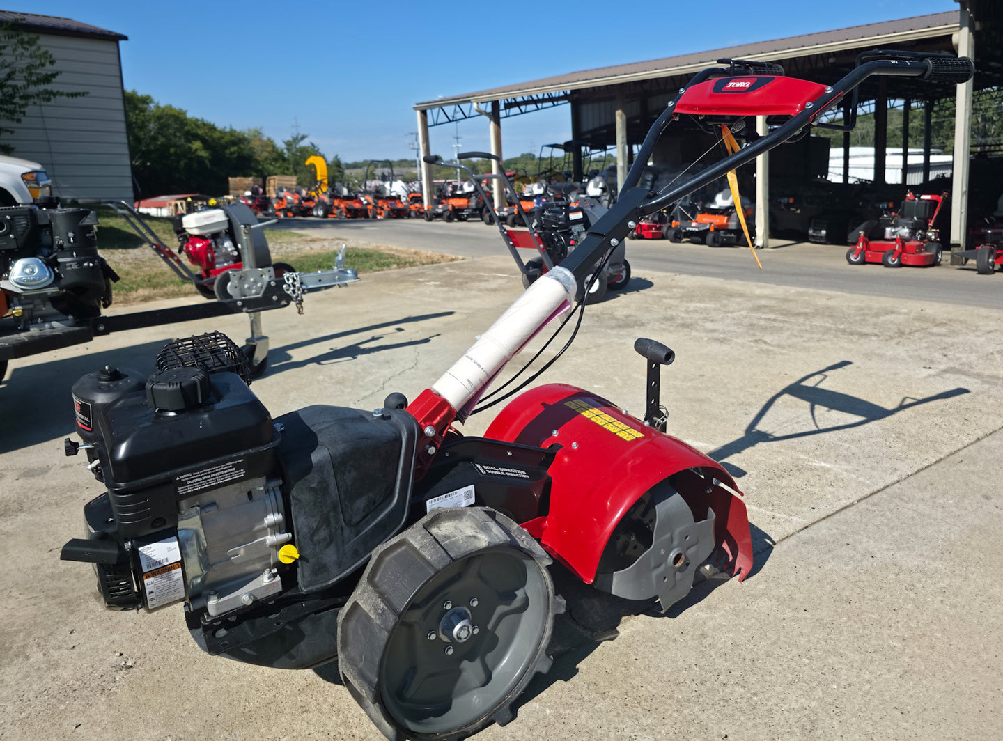 Toro 58603 Walk Behind Tiller Front Left Side