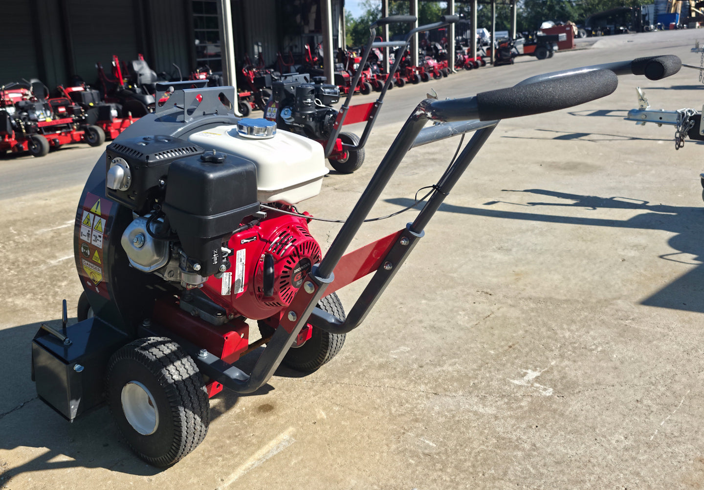 Landshark LSH - 9HNDA High Output Walk Behind Push Leaf Blower 8.5HP Honda - SLE Equipment - 4