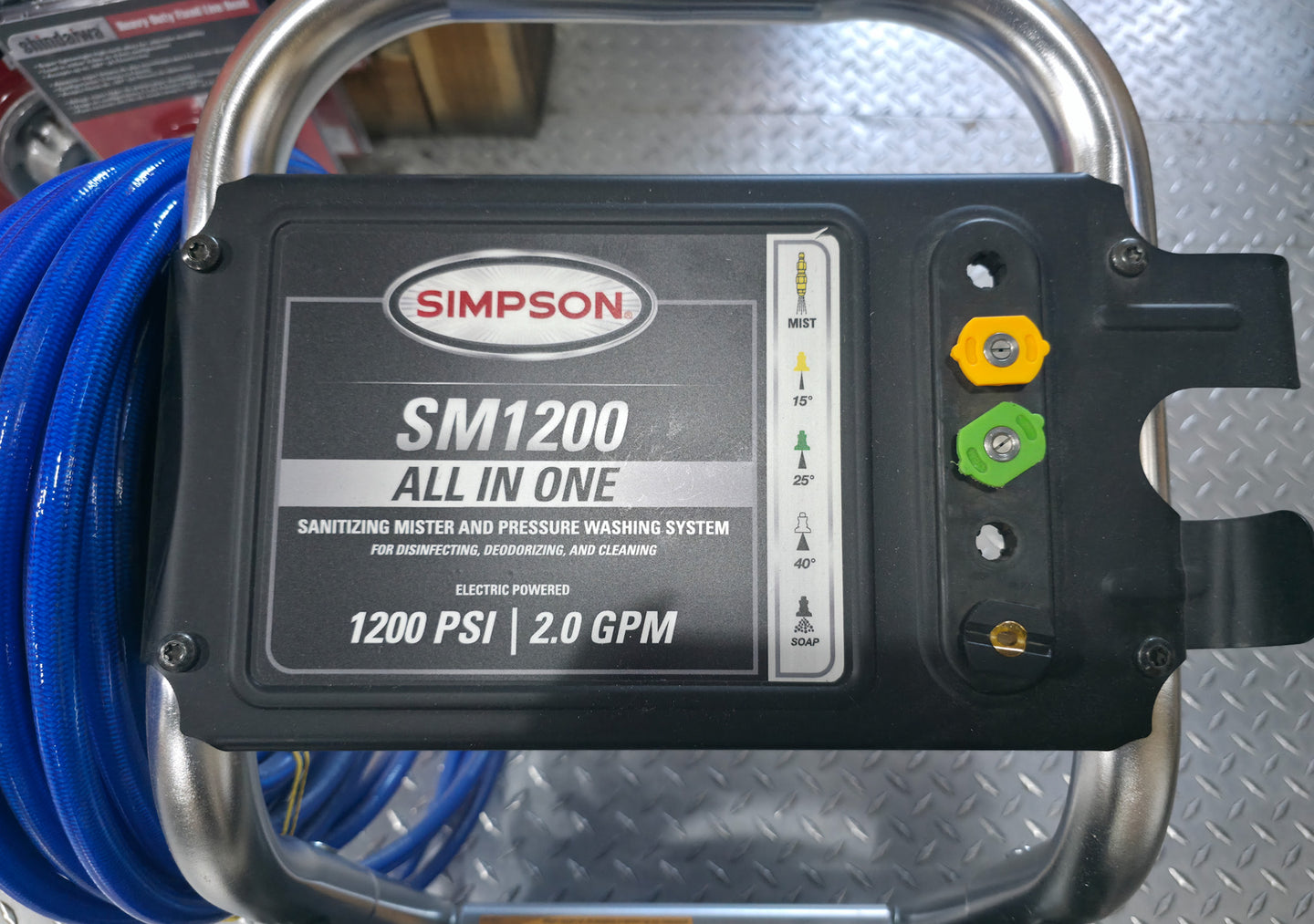 Simpson SM1200 Sanitizing Mister & Pressure Washer 1200 PSI - SLE Equipment - 5