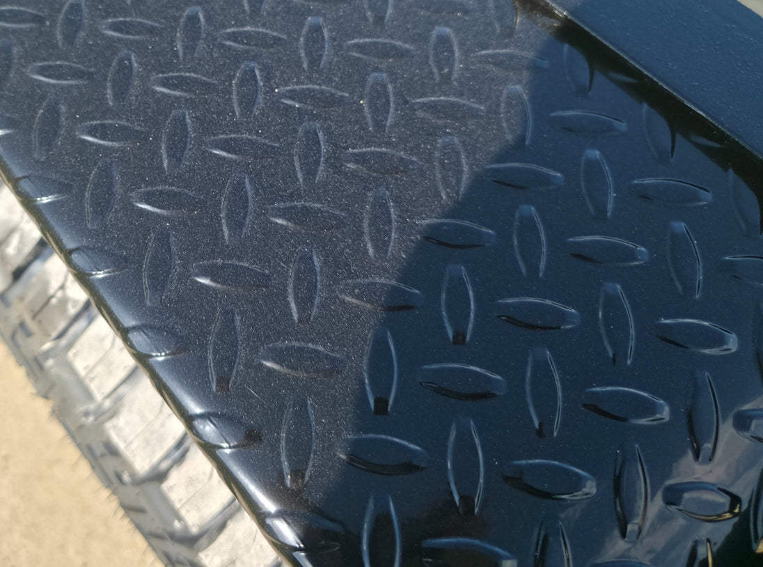 6.4x18 Straight Deck Off Road Utility Trailer (2) 3,500lb Axle Fender