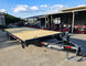 8.5x24 Deckover I-Beam Trailer Stand-Up Ramps (2) 5,200lb Axles Front Right