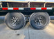8.5x24 Deckover I-Beam Trailer Stand-Up Ramps (2) 5,200lb Axles Tires