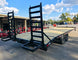 8.5x24 Deckover I-Beam Trailer Stand-Up Ramps (2) 5,200lb Axles Right Rear