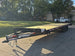 8.5x24 Deckover I-Beam Trailer Stand-Up Ramps (2) 5,200lb Axles Front Left