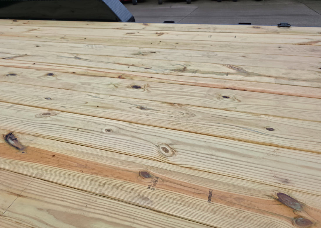 7x14 IBeam Equipment Trailer (2) 6000lb Axles with Stand-Up Ramps 8K GVWR Deck 