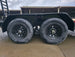 7x14 IBeam Equipment Trailer (2) 6000lb Axles with Stand-Up Ramps 8K GVWR Tires
