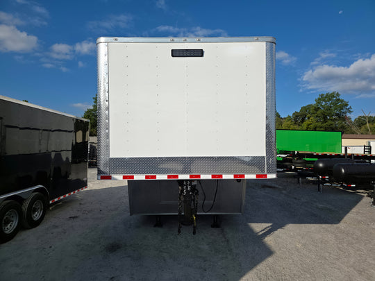 8.5' X 30' White GN Custom Concession Package - SLE Equipment - 2