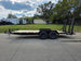 7X18  IBeam Equipment Trailer (2) 6000lb Axles with Stand-Up Ramps 12K GVWR Left Side
