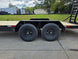 7X18  IBeam Equipment Trailer (2) 6000lb Axles with Stand-Up Ramps 12K GVWR Tires