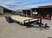 7X18  IBeam Equipment Trailer (2) 6000lb Axles with Stand-Up Ramps 12K GVWR Front Right Side