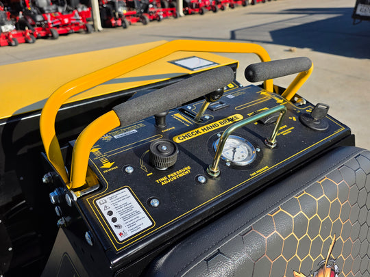 Stinger Quad - AER 3000 30" Ride Stand On Lawn Aerator with Seedbox 30 - SLE Equipment - 13