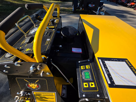 Stinger Quad - AER 3000 30" Ride Stand On Lawn Aerator with Seedbox 30 - SLE Equipment - 16