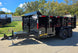7x14 Hydraulic Dump Trailer 3ft Sides Powder Coated 2 - 7k Axles GVWR 14K - SLE Equipment - 5