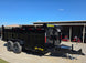 7x14 Hydraulic Dump Trailer 3ft Sides Powder Coated 2 - 7k Axles GVWR 14K - SLE Equipment - 2