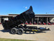 7x14 Hydraulic Dump Trailer 3ft Sides Powder Coated 2 - 7k Axles GVWR 14K - SLE Equipment - 11