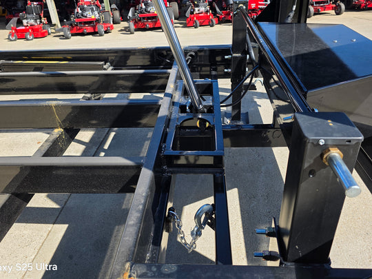 7x16 Gooseneck Telescopic Dump Trailer with 3ft Sides (2) 7K Axles 14K GVWR Jack