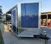 8.5x18 Indigo Enclosed Trailer Hybrid V-Nose with Roof (2)5,200LB Axles Front Right Side