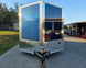 8.5x18 Indigo Enclosed Trailer Hybrid V-Nose with Roof (2)5,200LB Axles Front