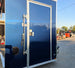 8.5x18 Indigo Enclosed Trailer Hybrid V-Nose with Roof (2)5,200LB Axles Passenger Side Door