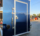 8.5x18 Indigo Enclosed Trailer Hybrid V-Nose with Roof (2)5,200LB Axles Passenger Side Door