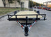7X16 Equipment Trailer (2) 6000lb Axles with Stand-Up Ramps 12K GVWR Front 