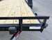 7X16 Equipment Trailer (2) 6000lb Axles with Stand-Up Ramps 12K GVWR Front Bar 