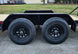 7X16 Equipment Trailer (2) 6000lb Axles with Stand-Up Ramps 12K GVWR Tires 