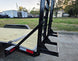 7X16 Equipment Trailer (2) 6000lb Axles with Stand-Up Ramps 12K GVWR Ramps Arm Locks with Secure Pen