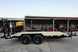 7X16 Equipment Trailer (2) 6000lb Axles with Stand-Up Ramps 12K GVWR Right Side
